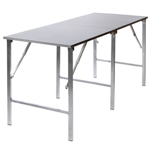 Inox werktafel plooibaar 200x80cm Inox werktafel plooibaar 200x80cm